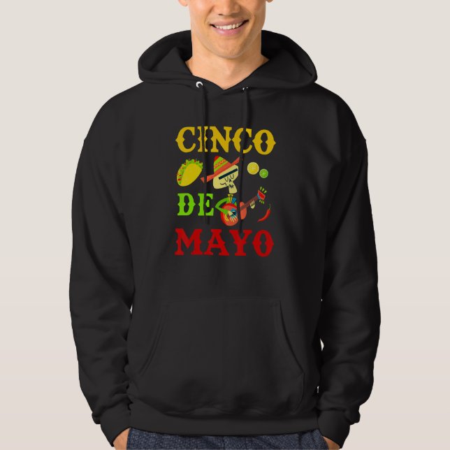 Cinco De Mayo Mexican Fiesta 5 De Mayo 5 Hoodie (Framsida)