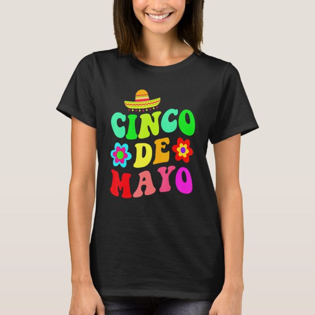 Cinco De Mayo Mexican Fiesta 5 De Mayo T Shirt (Framsida)