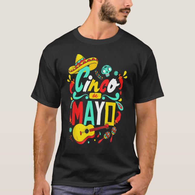 Cinco De Mayo  Mexican Fiesta 5 De Mayo Women Men  T Shirt (Framsida)