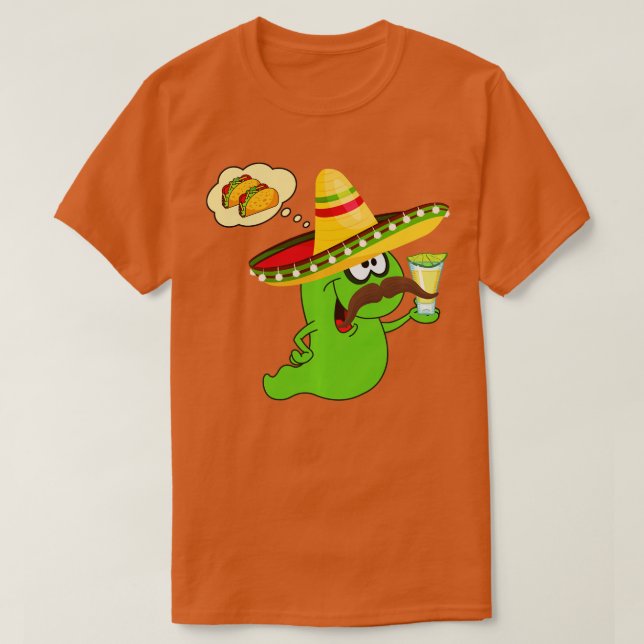 Cinco De Mayo Mexican Fiesta med Funny Tequila Wo T Shirt (Design framsida)