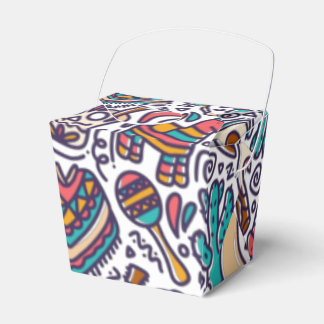 Cinco De Mayo Mexican Fiesta Seamless Mönster Presentaskar