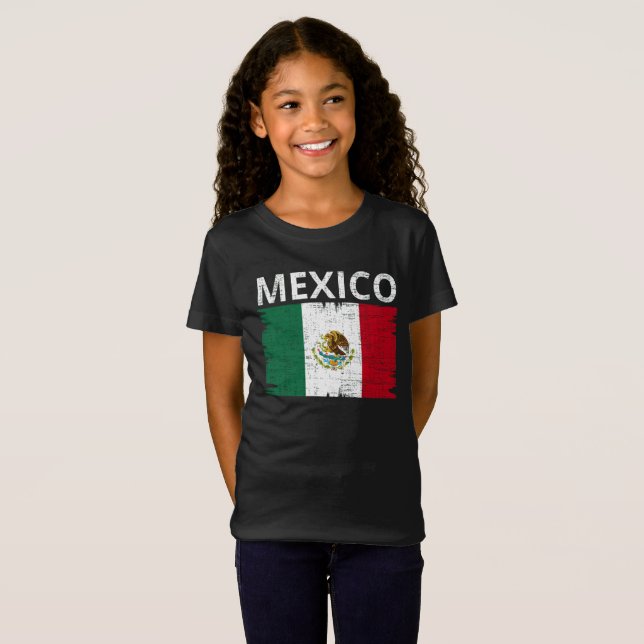 Cinco de Mayo Mexican Flagga T Shirt (Hel framsida)