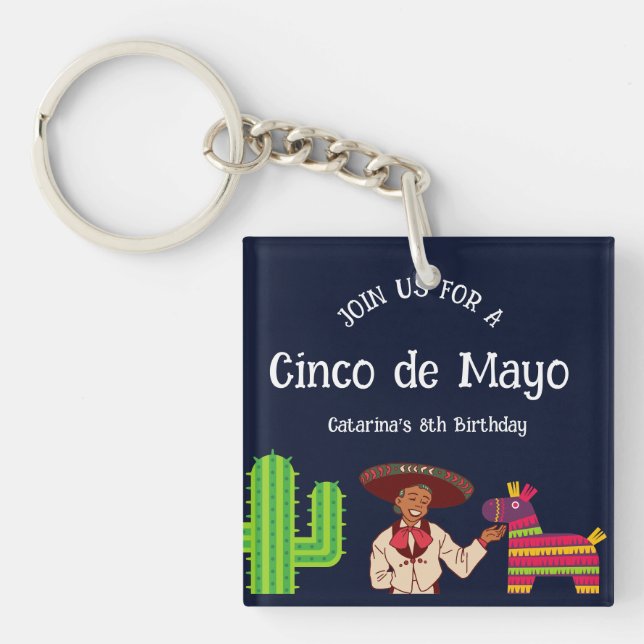 Cinco de Mayo Mexican Födelsedagsfest (Framsidan)