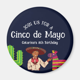 Cinco de Mayo Mexican Födelsedagsfest Magnet