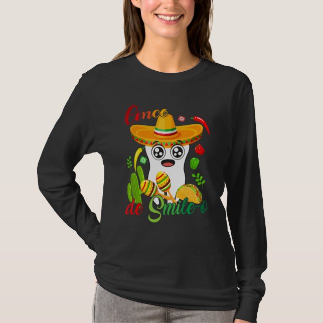 Cinco De Mayo Mexican Holy Guacamole Fiesta Time 5 T Shirt (Framsida)