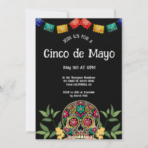 Cinco de Mayo Mexican PARTY Inbjudningar