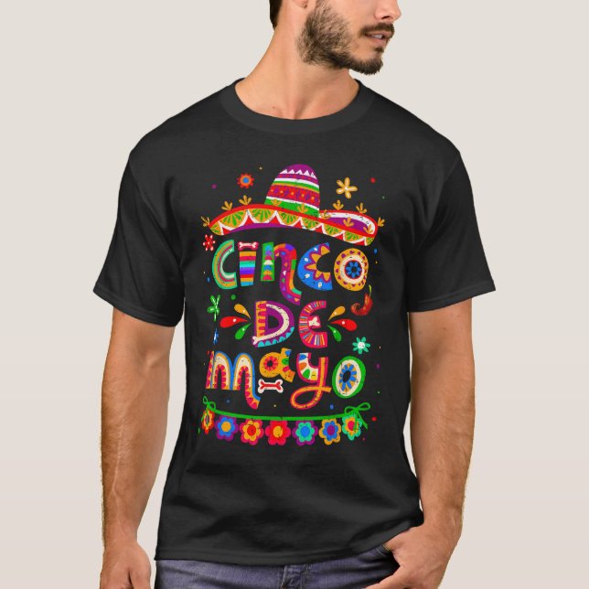 Cinco De Mayo Mexican Taco Lets Fiesta Cinco De Mo T Shirt (Framsida)