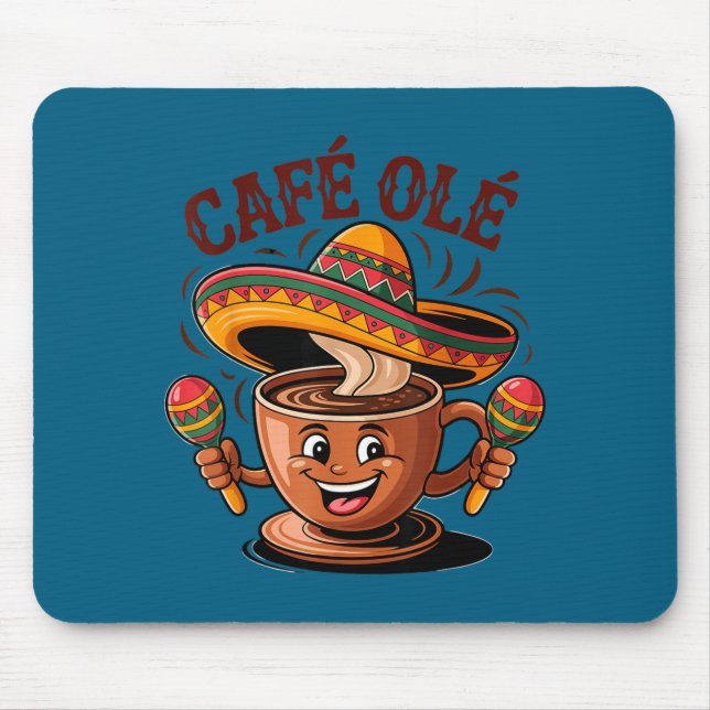 Cinco de mayo mexikansk café ole kaffe rolig  musmatta (Framsidan)