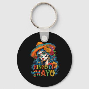 Cinco De Mayo mexikansk fiesta 5 De Mayo Nyckelring