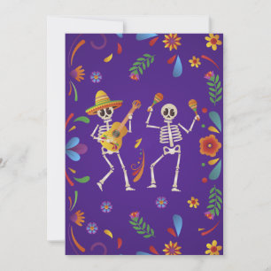 Cinco de Mayo Mexikansk Fiesta dödskalle Tack så m Inbjudningar