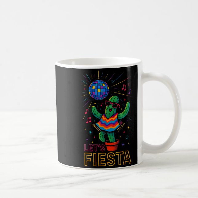 Cinco de mayo mexikansk kaktus fest rolig letsCinc Kaffemugg (Höger)
