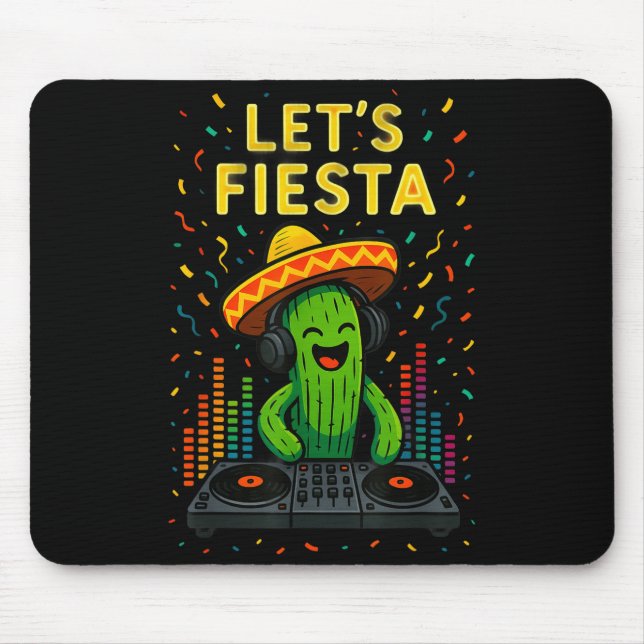 Cinco de mayo mexikansk kaktus fest rolig letsCinc Musmatta (Framsidan)