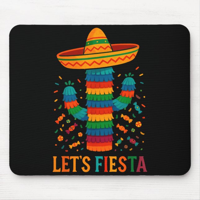Cinco de mayo mexikansk kaktus fest rolig letsCinc Musmatta (Framsidan)