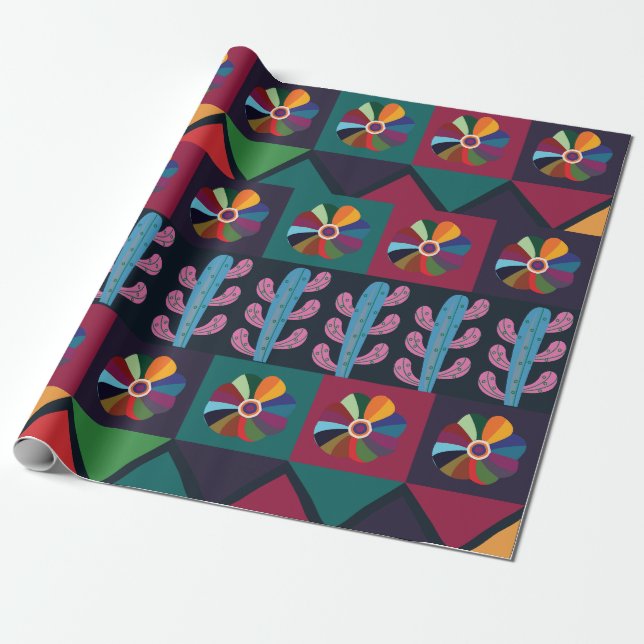 Cinco De Mayo Mexikansk  Presentpapper (Utrullad)