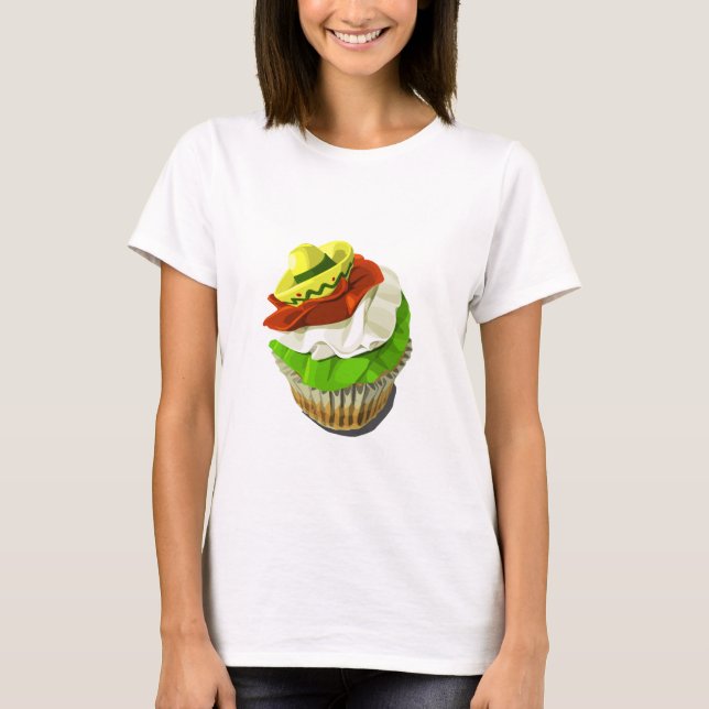 Cinco de mayo muffin t-shirt (Framsida)