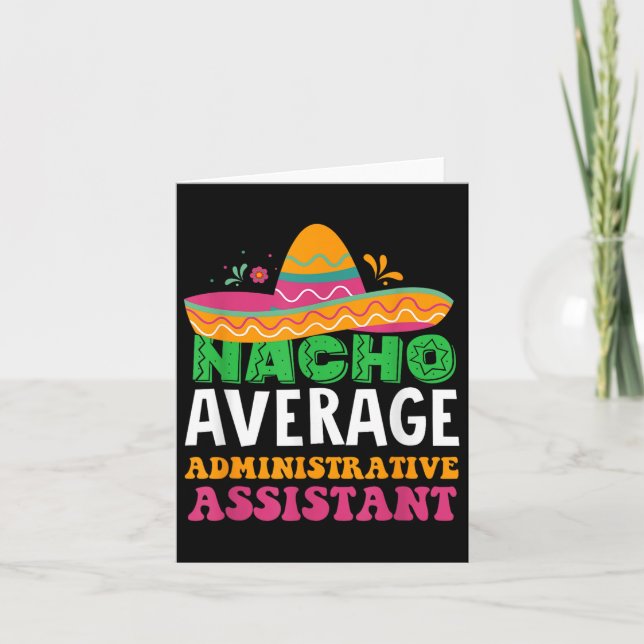 Cinco De Mayo, Nacho Average administrative Istant Kort (Framsida)