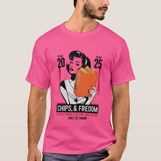 Cinco de Mayo - Nacho Average Fiesta T Shirt (Framsida)
