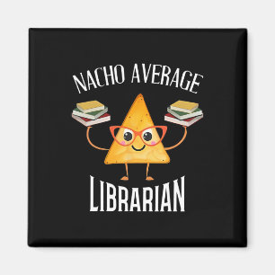Cinco De Mayo Nacho Genomsnittlig Bibliotekarie Bi Magnet