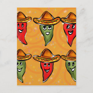 Cinco de Mayo paprika Vykort