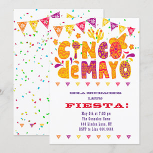 Cinco de Mayo-partiets inbjudningar
