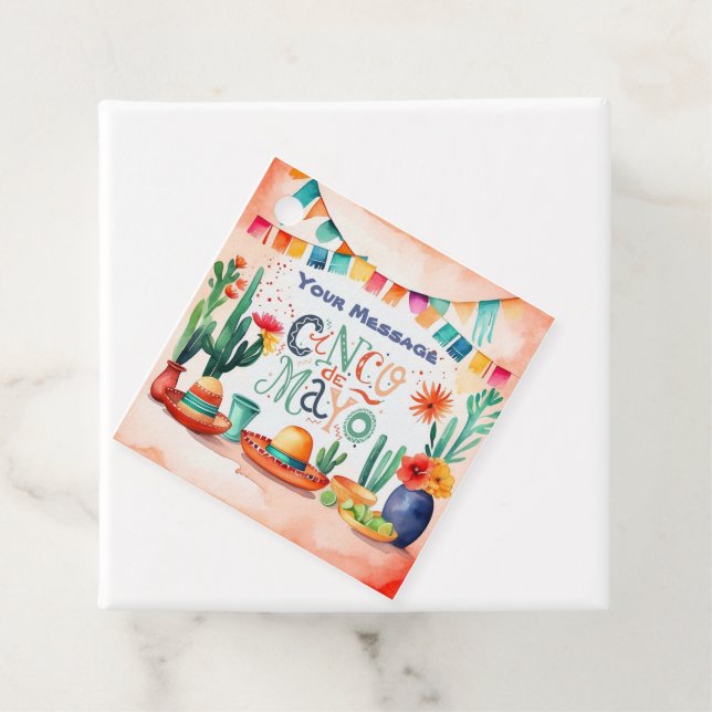 Cinco De Mayo Party Gåvor Etiketter (På plats)