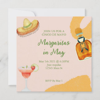 cinco de mayo party inbjudningar