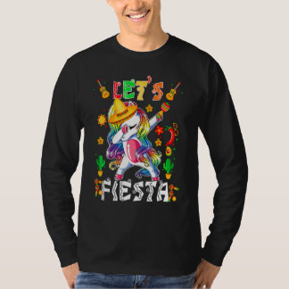 Cinco De Mayo Party Lets Fiesta Dancing Mexican Un T Shirt