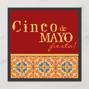 Cinco de Mayo party! Lycklig Fiestainbjudan Inbjudningar