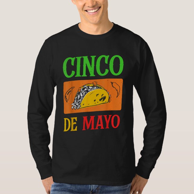 Cinco De Mayo Party Mexico Mexican Fiesta T Shirt (Framsida)