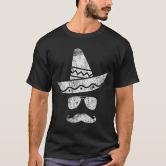 Cinco De Mayo Party Mustache Mexican Hat Funny T S T Shirt