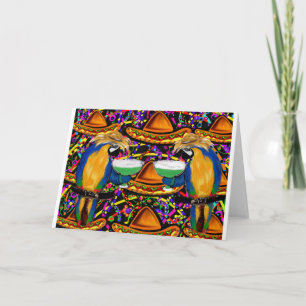 Cinco De Mayo Party Parrot Kort