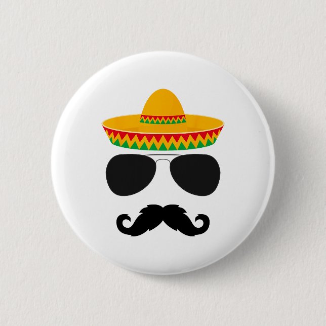 Cinco De Mayo Party Shirts Funny Cinco De Mayo Mus Knapp (Framsida)