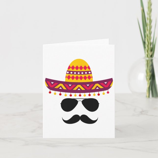 Cinco De Mayo Party Shirts Manar Funny Cinco De Ma Kort (Framsida)