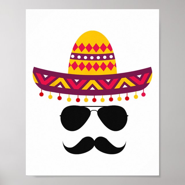 Cinco De Mayo Party Shirts Manar Funny Cinco De Ma Poster (Framsidan)