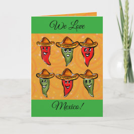 Cinco de Mayo Peppar Kort