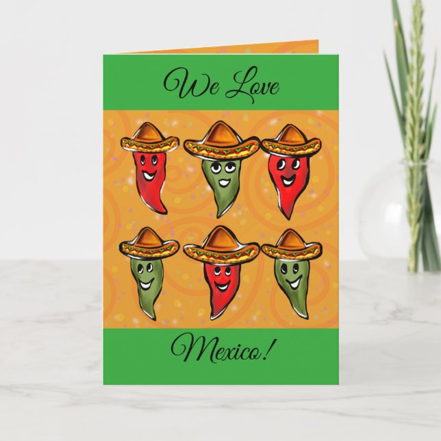 Cinco de Mayo Peppar Kort (Framsida)