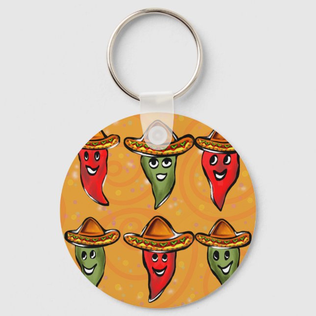 Cinco de Mayo Peppar Nyckelring (Framsida)