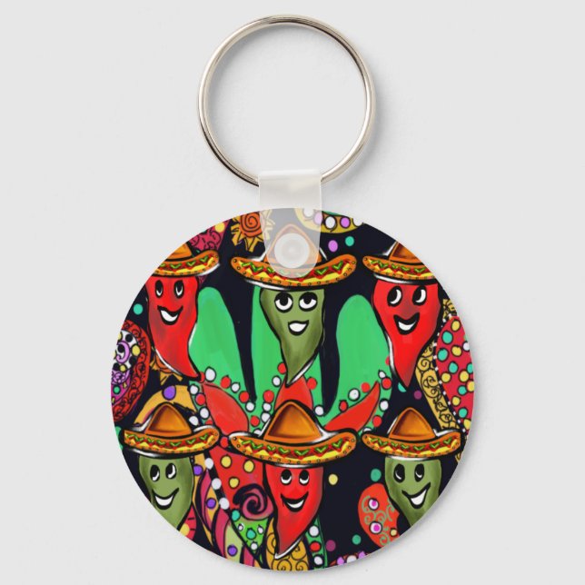Cinco de Mayo Peppar Nyckelring (Framsida)