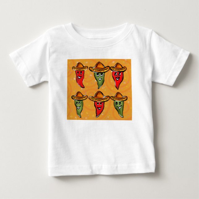 Cinco de Mayo Peppar T Shirt (Framsida)