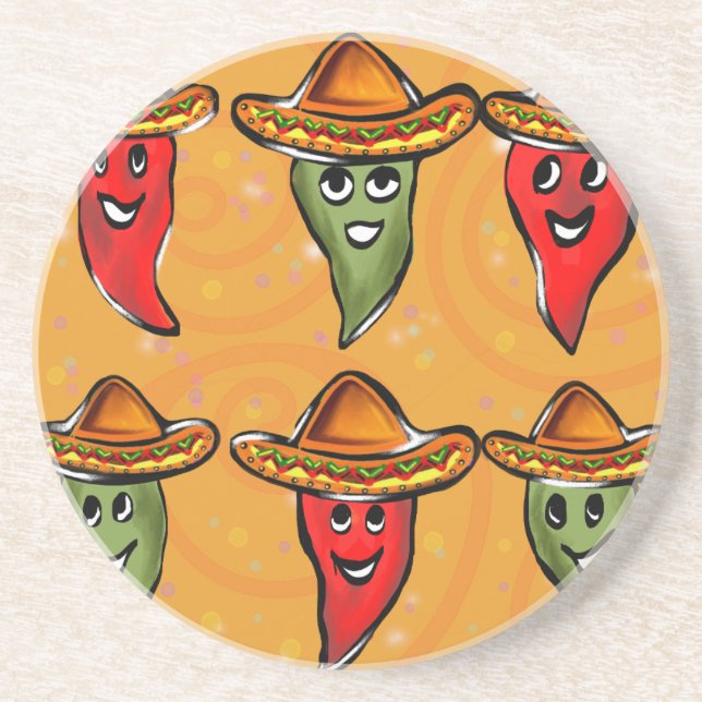 Cinco de Mayo Peppar Underlägg (Framsidan)
