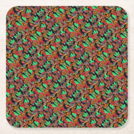 Cinco de Mayo Peppar Underlägg Papper Kvadrat