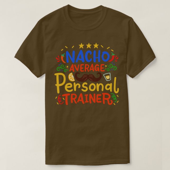 Cinco de Mayo Personal Trainer T Shirt (Design framsida)