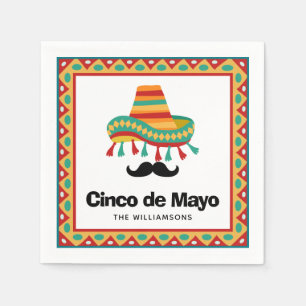 Cinco de Mayo Personlig Pappersservett