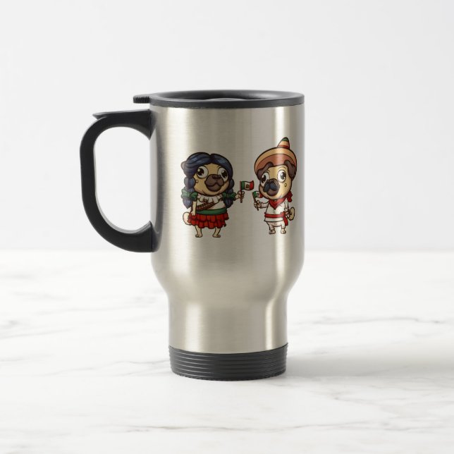 Cinco De Mayo Pugs Resemugg (Vänster)
