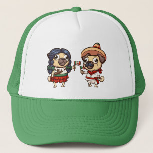 Cinco De Mayo Pugs Truckerkeps