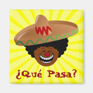 Cinco de Mayo - Que Pasa: Spanjor för skraj Fiest Magnet