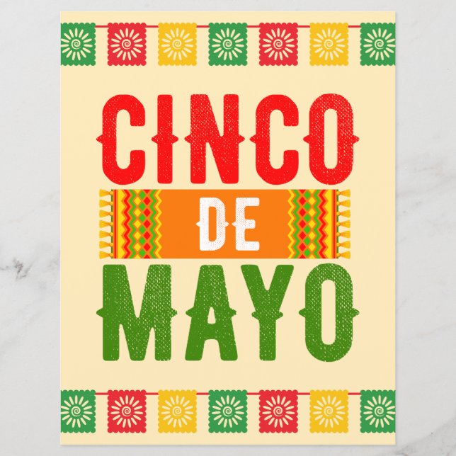 Cinco De Mayo Reklamblad (Framsidan)