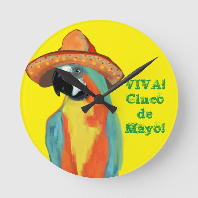 CINCO DE MAYO RUND KLOCKA (Framsida)