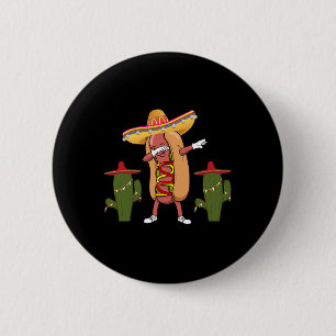 Cinco De Mayo Shirt Hett Hund Cactus Dancing Knapp