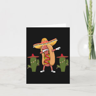 Cinco De Mayo Shirt Hett Hund Cactus Dancing Kort